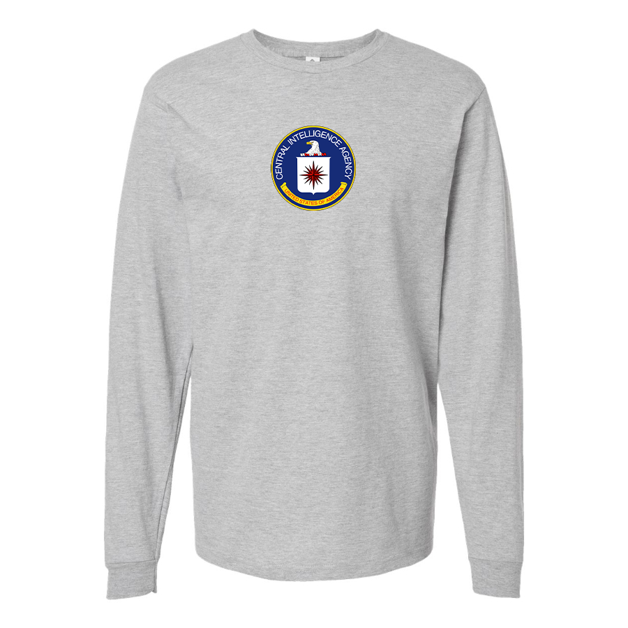 Youth CIA Logo Cotton Long Sleeve T-Shirt
