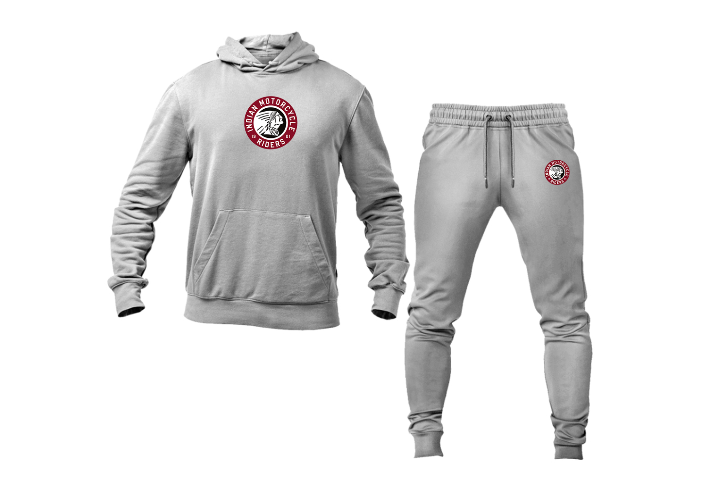 Men's Indian Motorcycle Hoodie Joggers Set