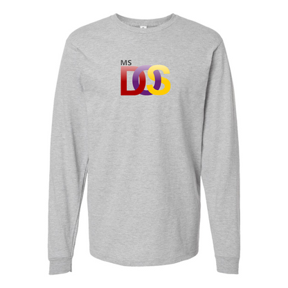 Men's MS DOS Logo Long Sleeve T-Shirt