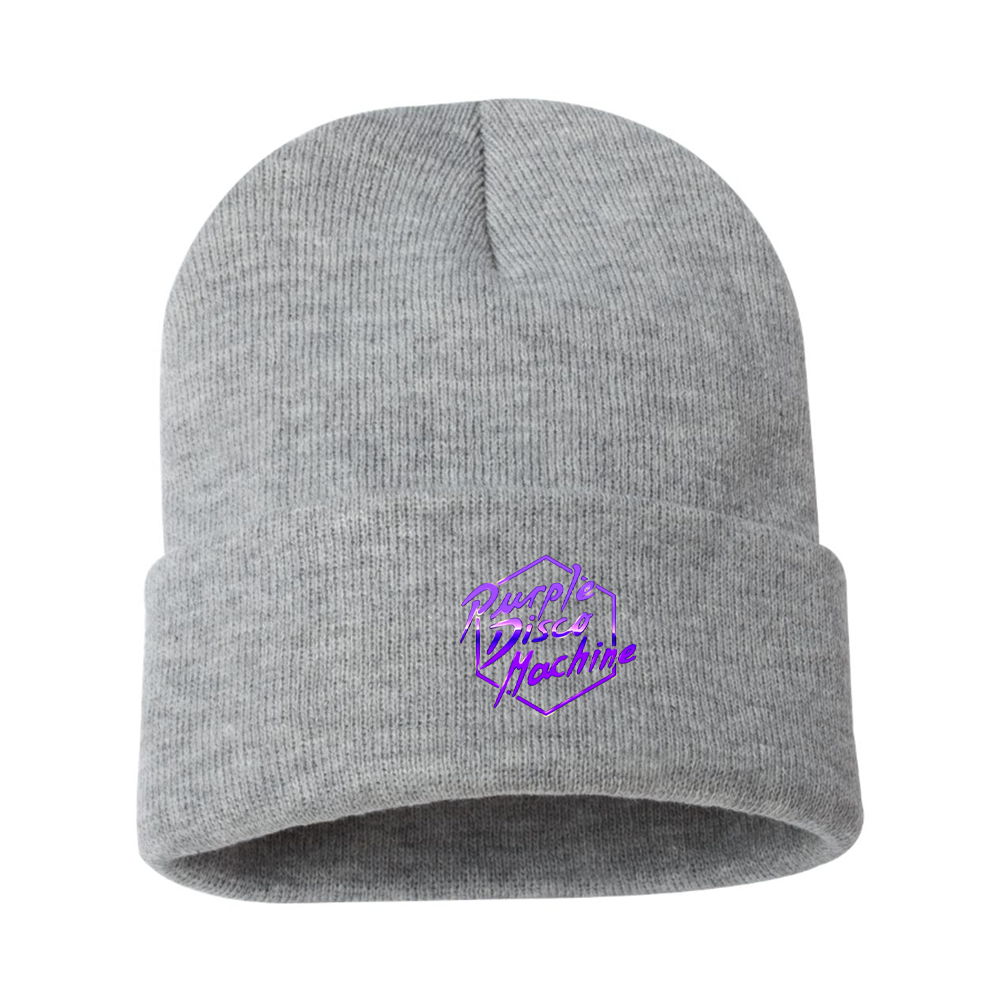 Purple Disco Machine Beanie Hat
