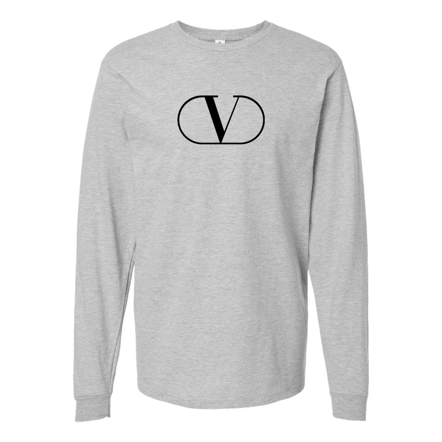 Youth Valentino Symbol Cotton Long Sleeve T-Shirt