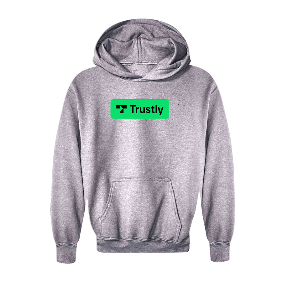 Youth Trustly Horizontal Logo Pullover Hoodie