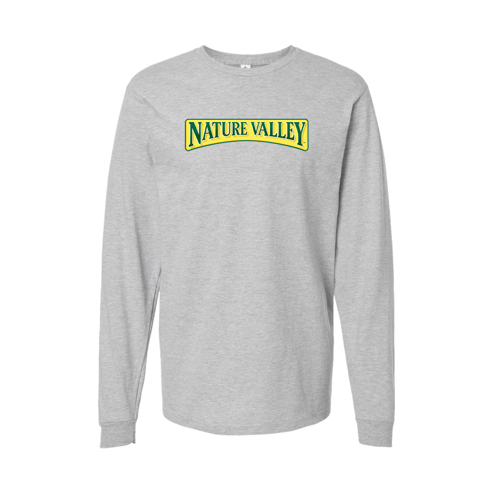 Youth Nature Valley Logo Cotton Long Sleeve T-Shirt