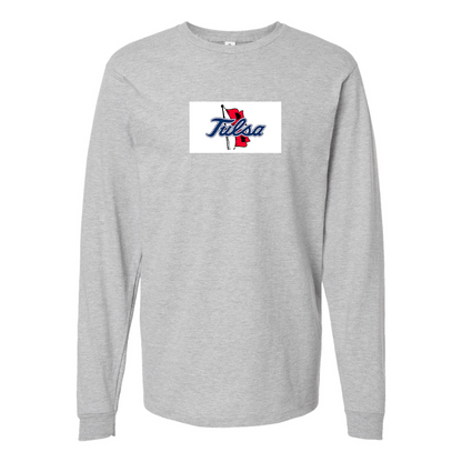 Men's Tulsa Golden Hurricane Logo Long Sleeve T-Shirt
