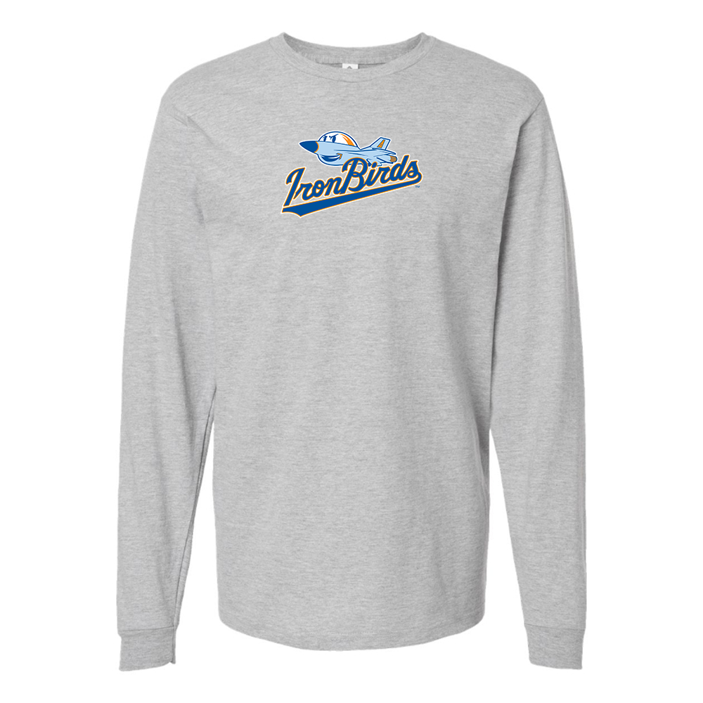 Youth Aberdeen IronBirds Logo Cotton Long Sleeve T-Shirt