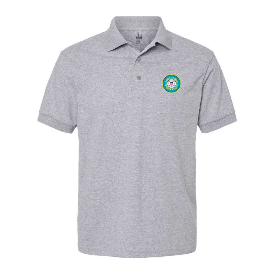Men's Coast Guard Logo Dry Blend Polo
