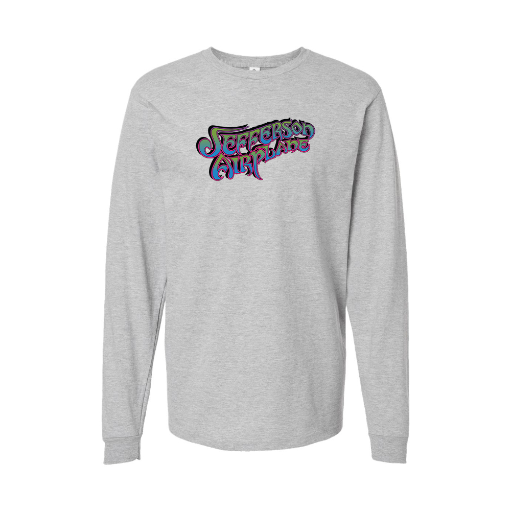 Youth Jefferson Airplane Logo Cotton Long Sleeve T-Shirt