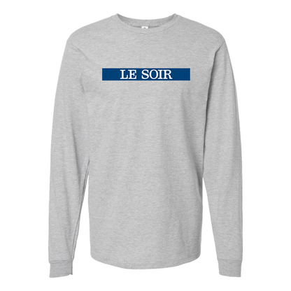 Men's Le soir Logo Long Sleeve T-Shirt