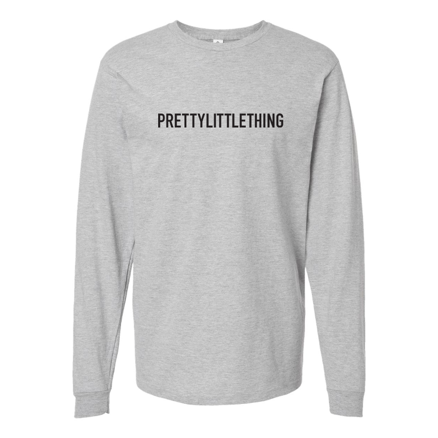 Youth Pretty Little Thing Logo Cotton Long Sleeve T-Shirt