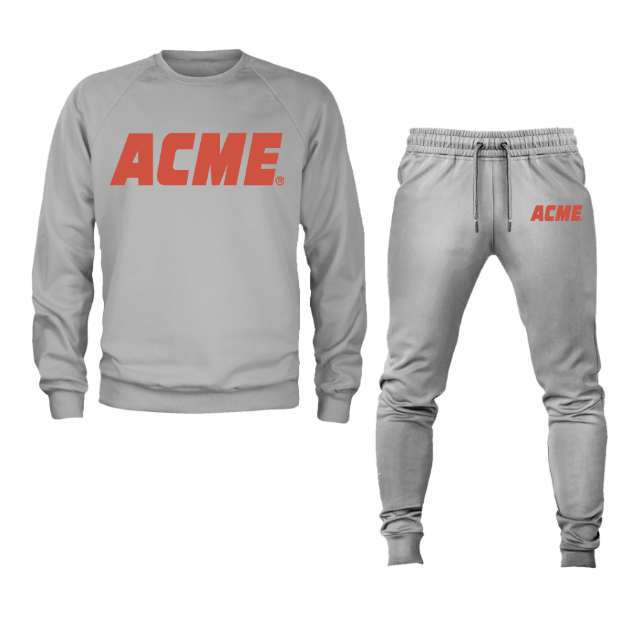 Men's ACME Logo Crewneck Sweatshirt Joggers Suit