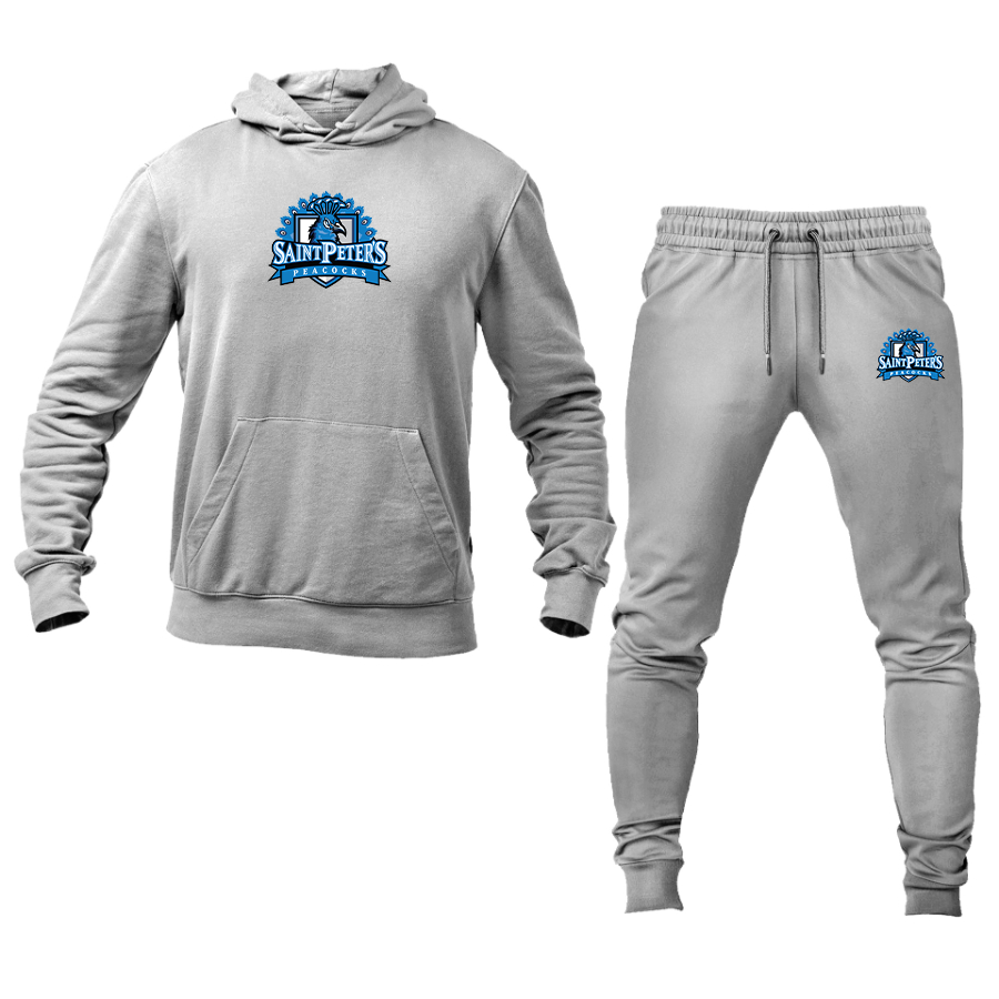 Men's Saint Peters Peacocks Logo Hoodie Joggers Set