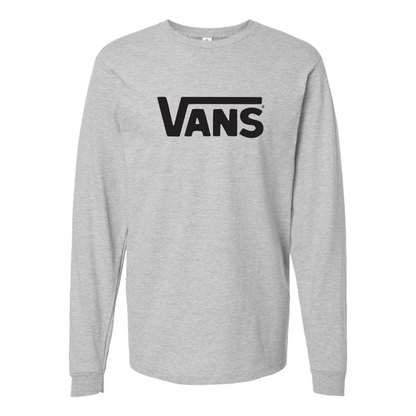 Men's Vans Logo Long Sleeve T-Shirt