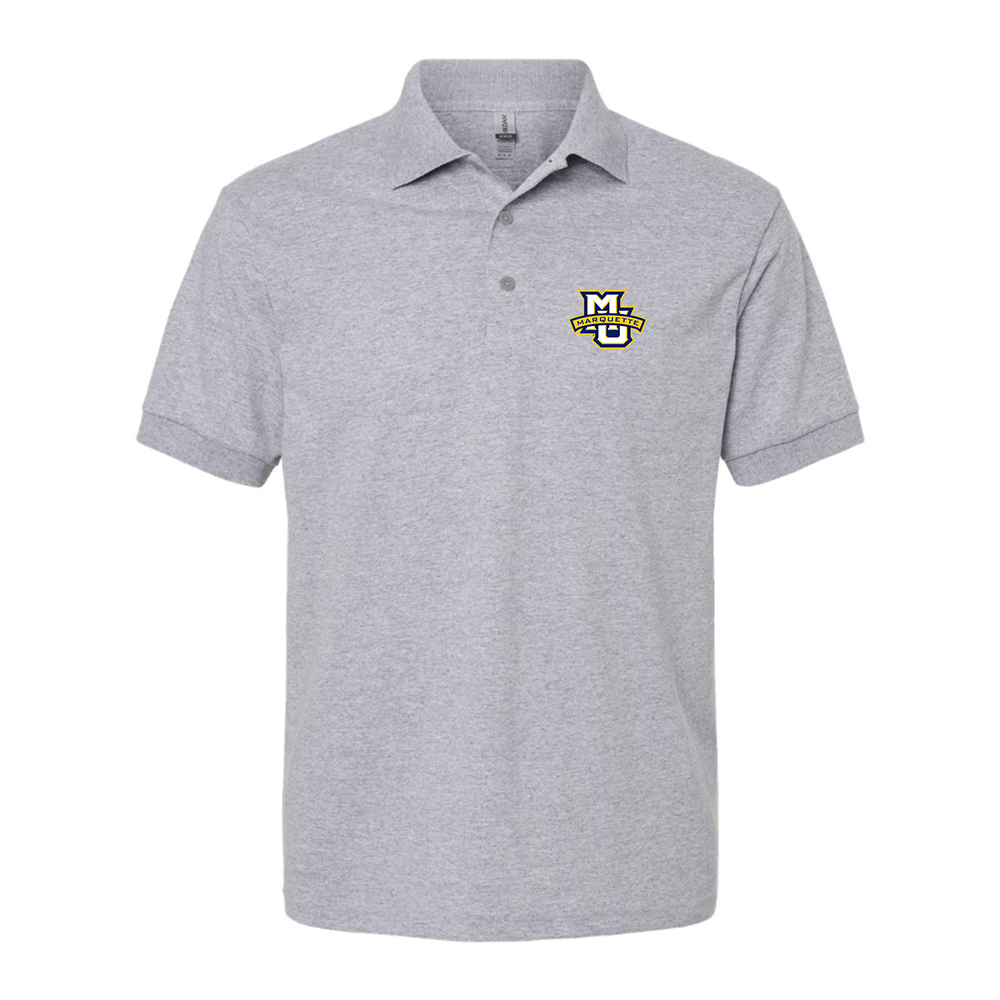 Men's Marquette Golden Eagles Logo Dry Blend Polo