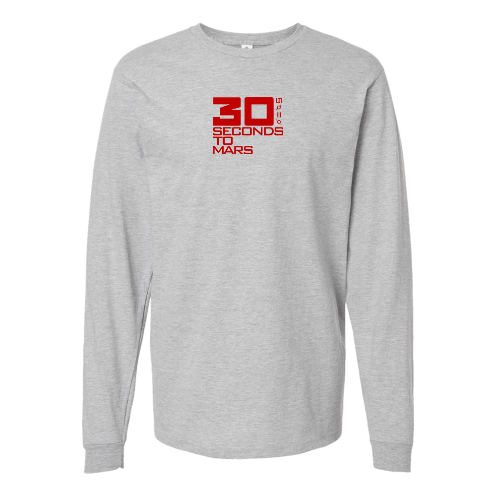Youth 30 Seconds To Mars Logo Cotton Long Sleeve T-Shirt