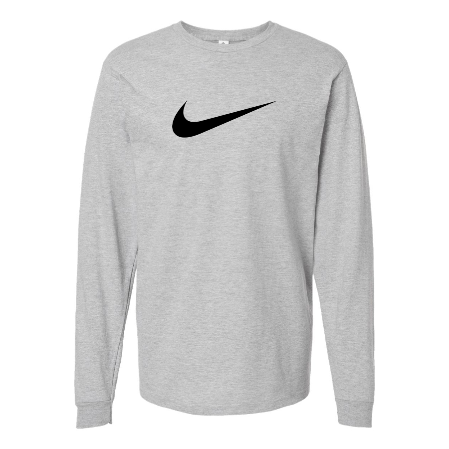 Youth Nike Wave Logo Cotton Long Sleeve T-Shirt