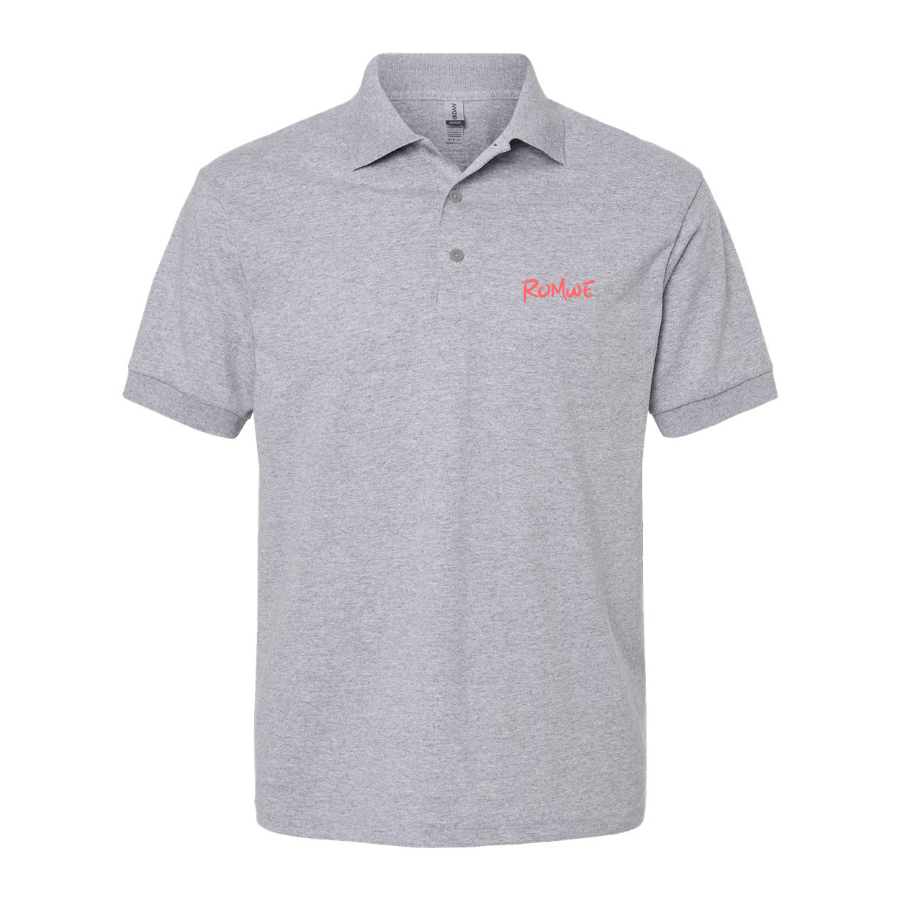 Men's Romwe Logo Dry Blend Polo