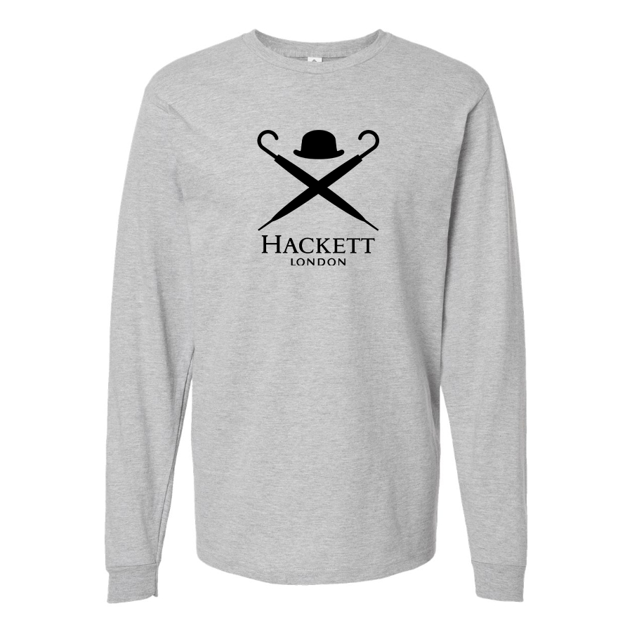 Men's Hackett London Logo Long Sleeve T-Shirt