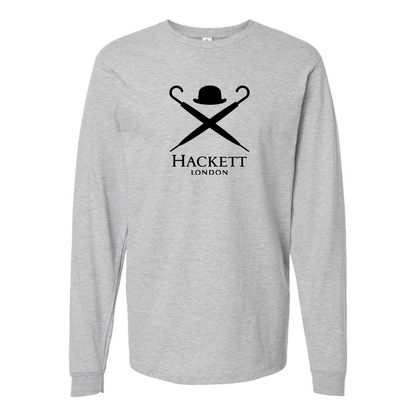 Men's Hackett London Logo Long Sleeve T-Shirt