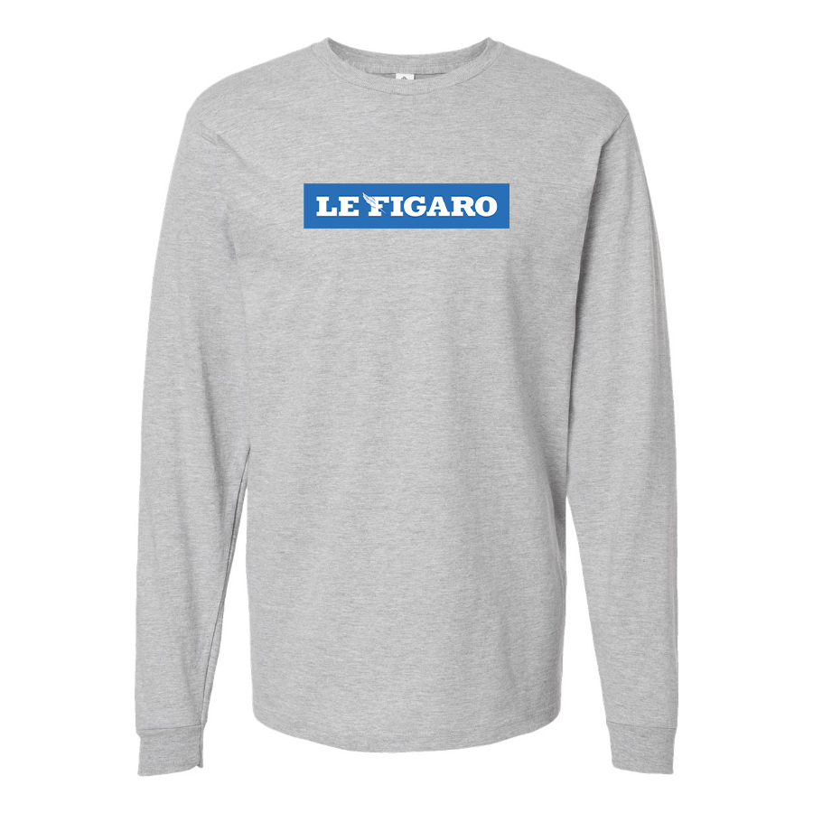 Men's Le Figaro Logo Long Sleeve T-Shirt