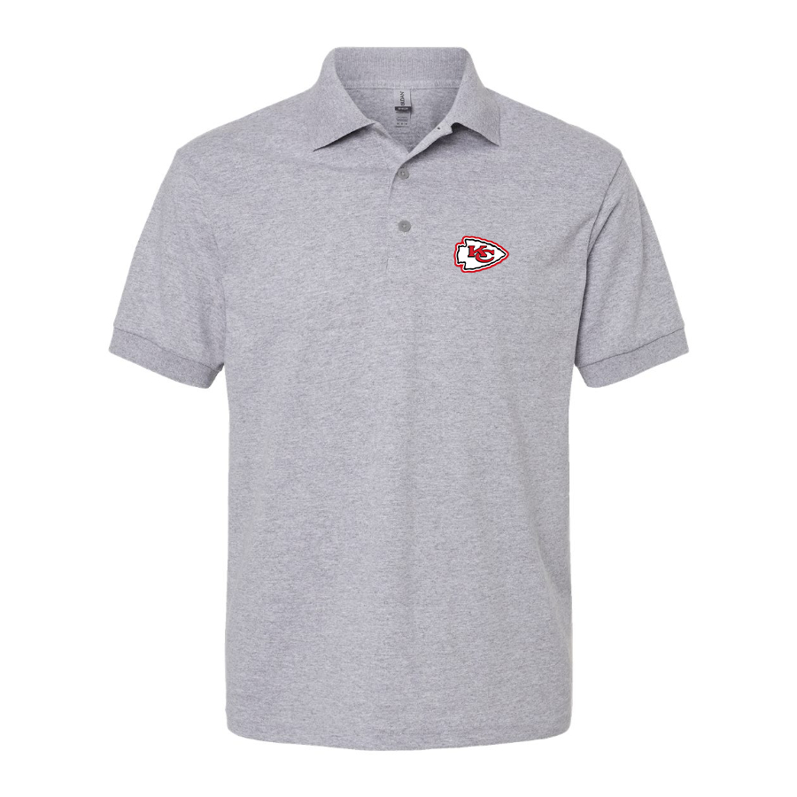 Men's KC Chiefs Logo Dry Blend Polo