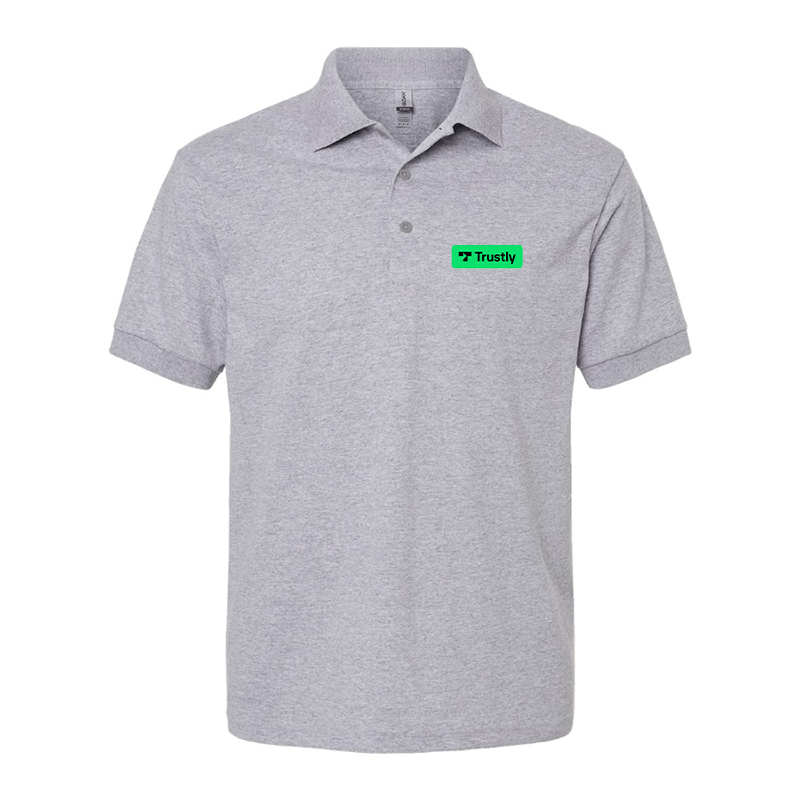 Men's Trustly Horizontal Logo Dry Blend Polo