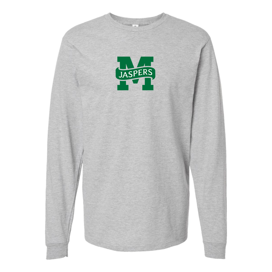 Men's Manhattan Jaspers Logo Long Sleeve T-Shirt