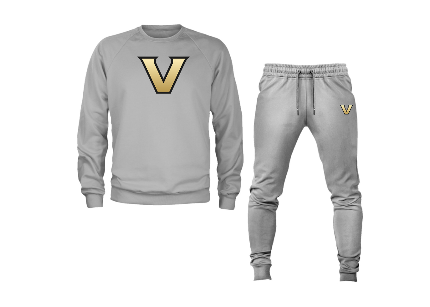 Men's Vanderbilt Commodores Crewneck Sweatshirt Joggers Suit