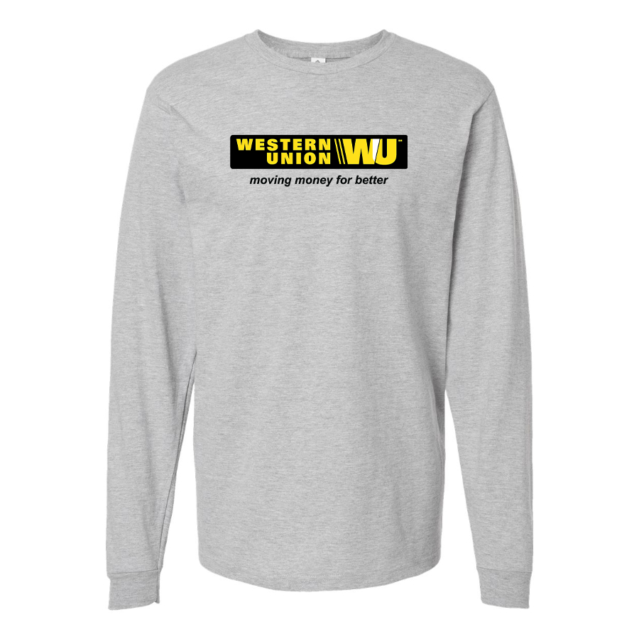 Youth  Wastern Union Logo Cotton Long Sleeve T-Shirt