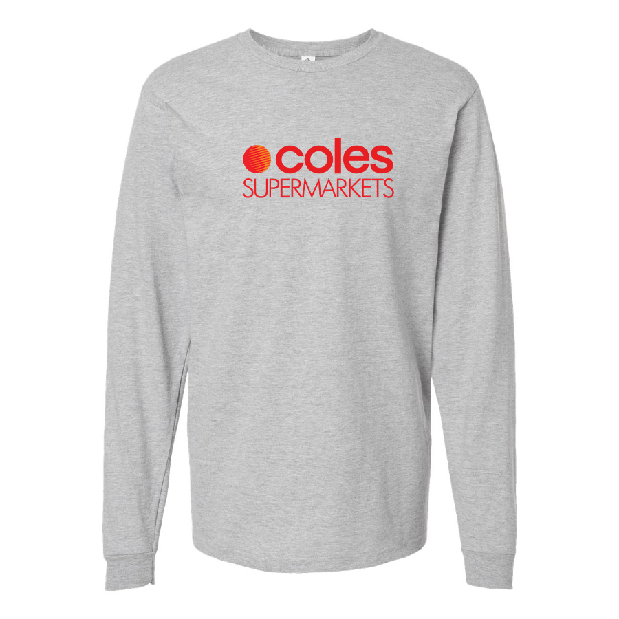 Men's Coles Supermarket Long Sleeve T-Shirt