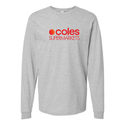 Men's Coles Supermarket Long Sleeve T-Shirt