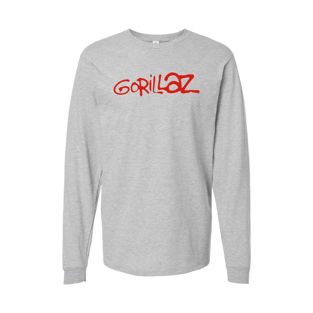 Youth Gorillaz Logo Cotton Long Sleeve T-Shirt