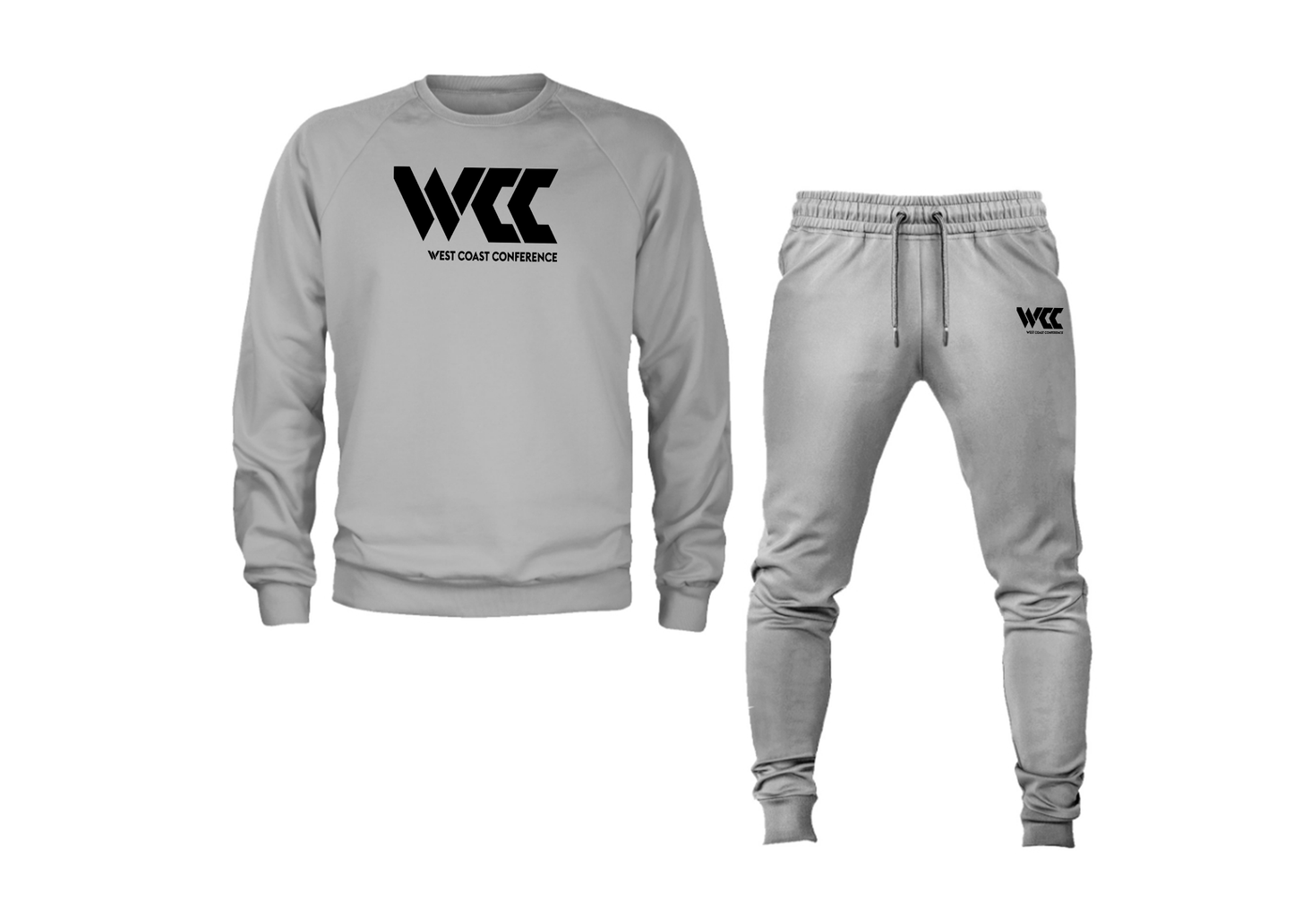 Men's West Coast Conference Crewneck Sweatshirt Joggers Suit