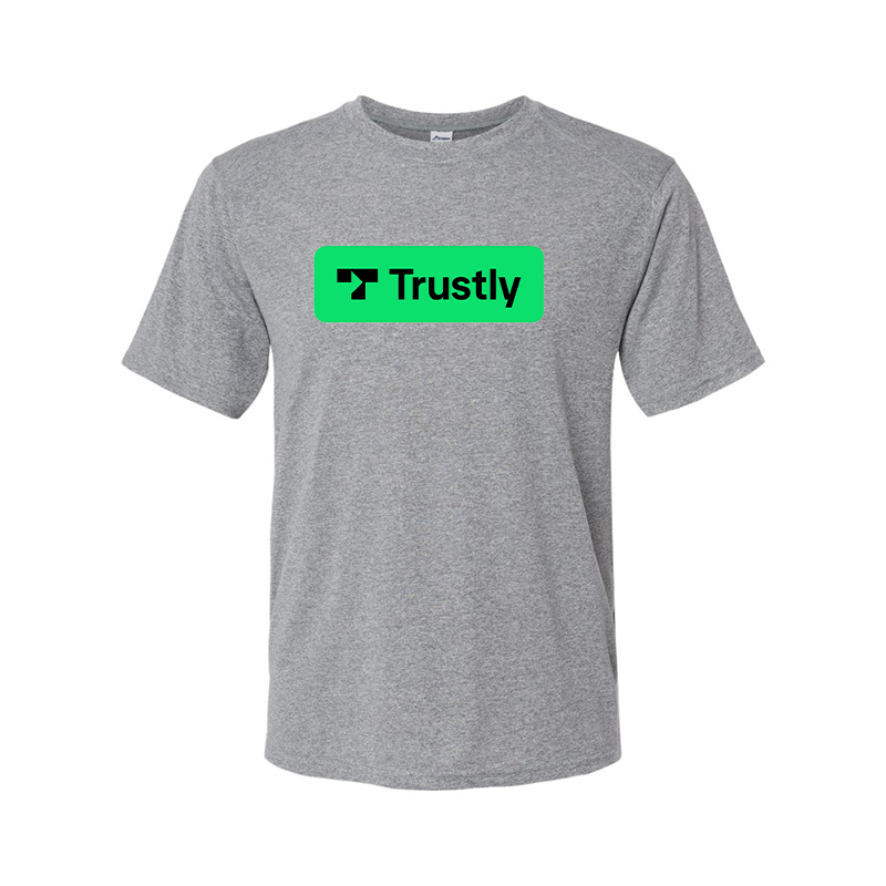 Men's Trustly Horizontal Logo Polyester T-Shirt