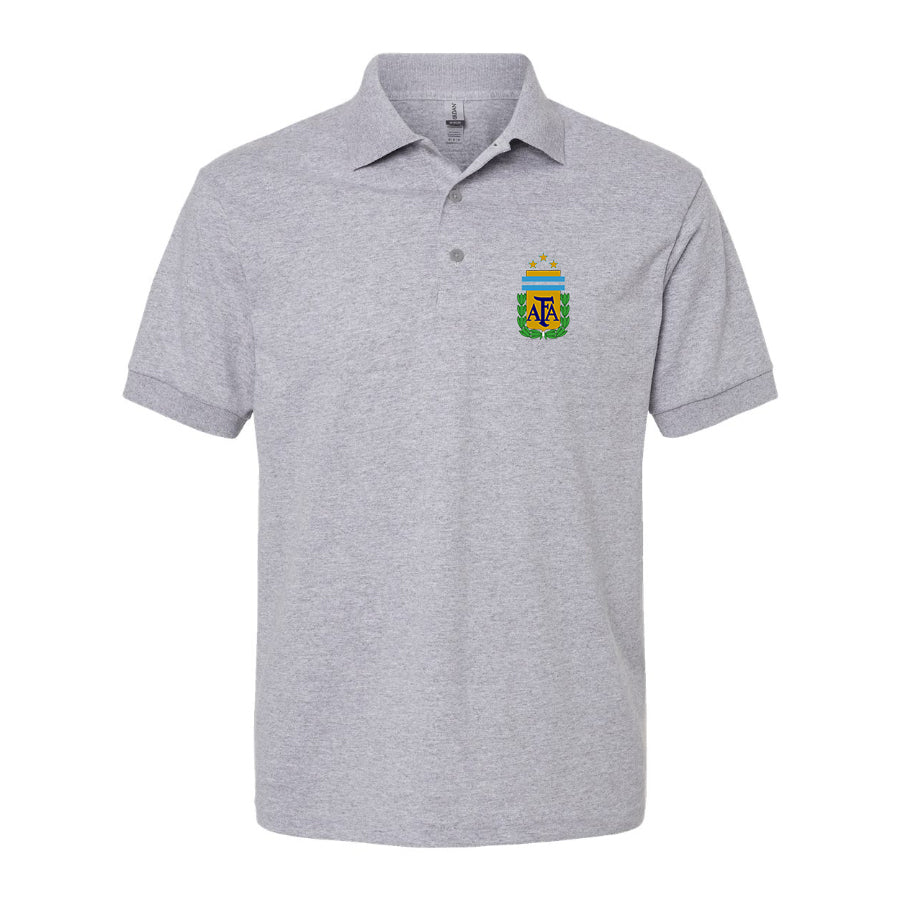Men's Argentina National Soccer Team Dry Blend Polo