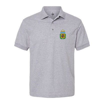 Men's Argentina National Soccer Team Dry Blend Polo