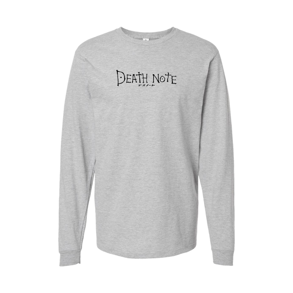 Youth Death Note Logo Cotton Long Sleeve T-Shirt
