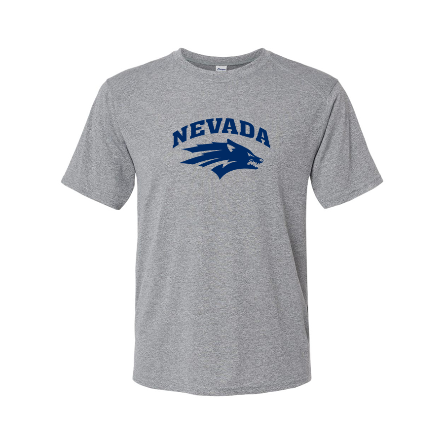 Men's Nevada Wolf Pack Logo Polyester T-Shirt