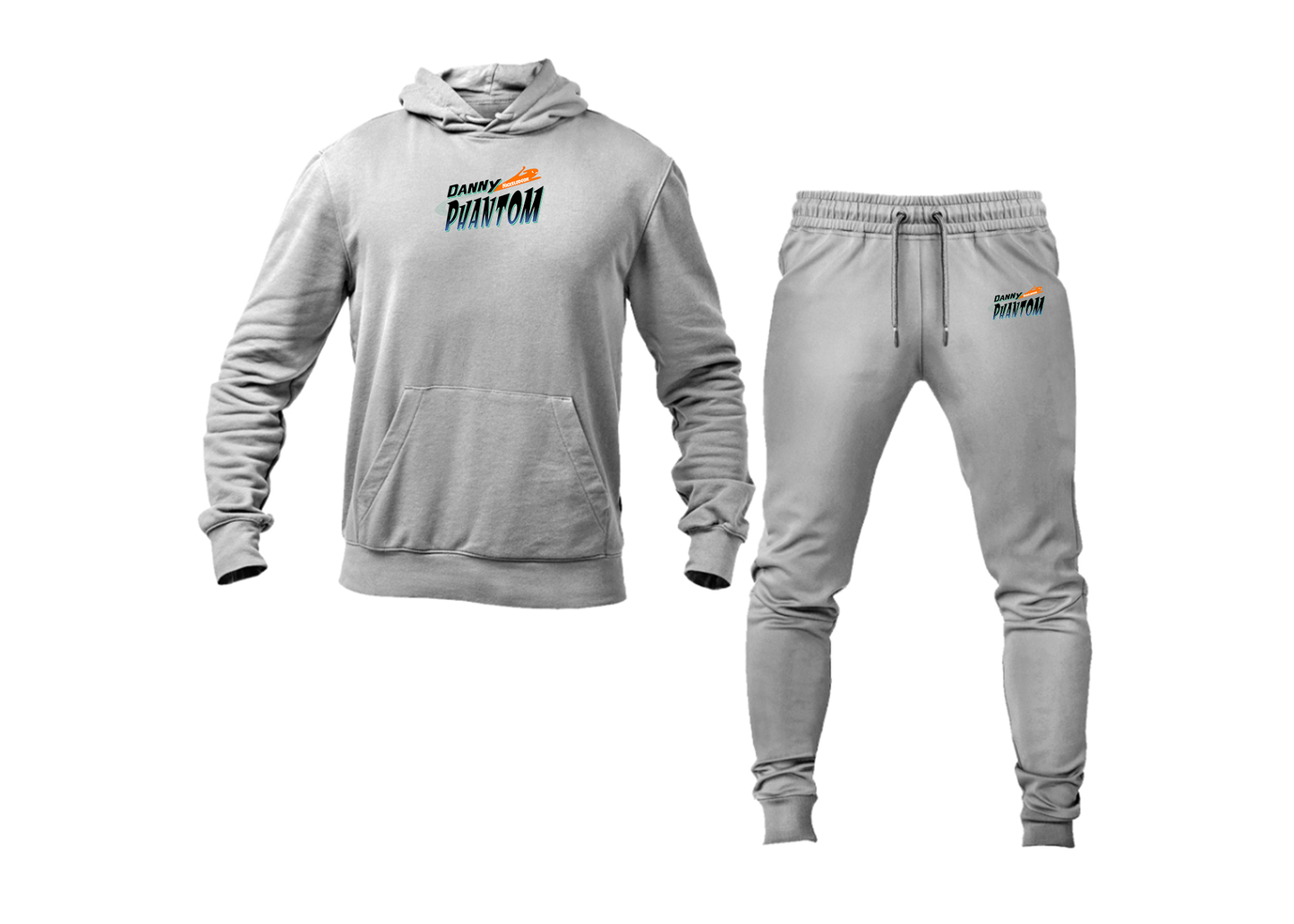 Men's Danny Phantom Logo Hoodie Joggers Set