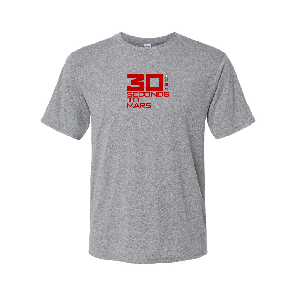 Men's 30 Seconds To Mars Logo Polyester T-Shirt