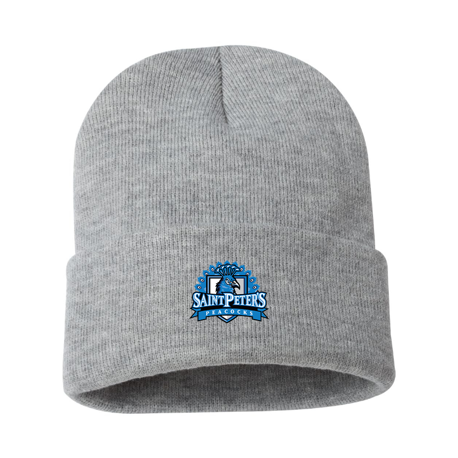 Saint Peters Peacocks Logo Beanie Hat