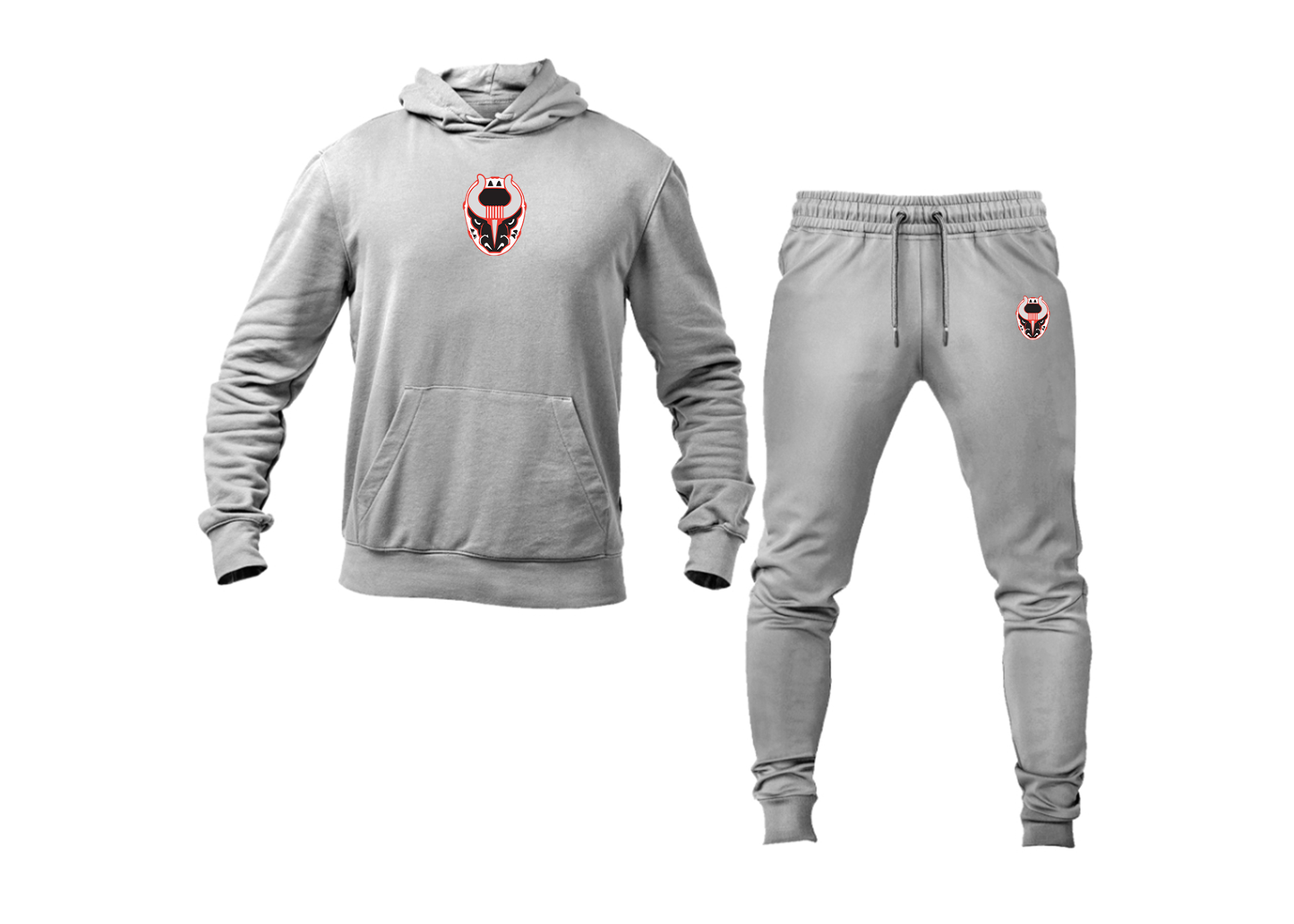Men's Birmingham Bulls Logo Hoodie Joggers Set