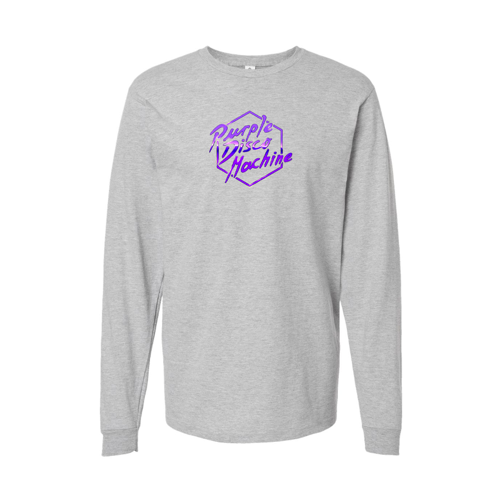 Youth Purple Disco Machine Cotton Long Sleeve T-Shirt