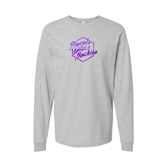 Youth Purple Disco Machine Cotton Long Sleeve T-Shirt