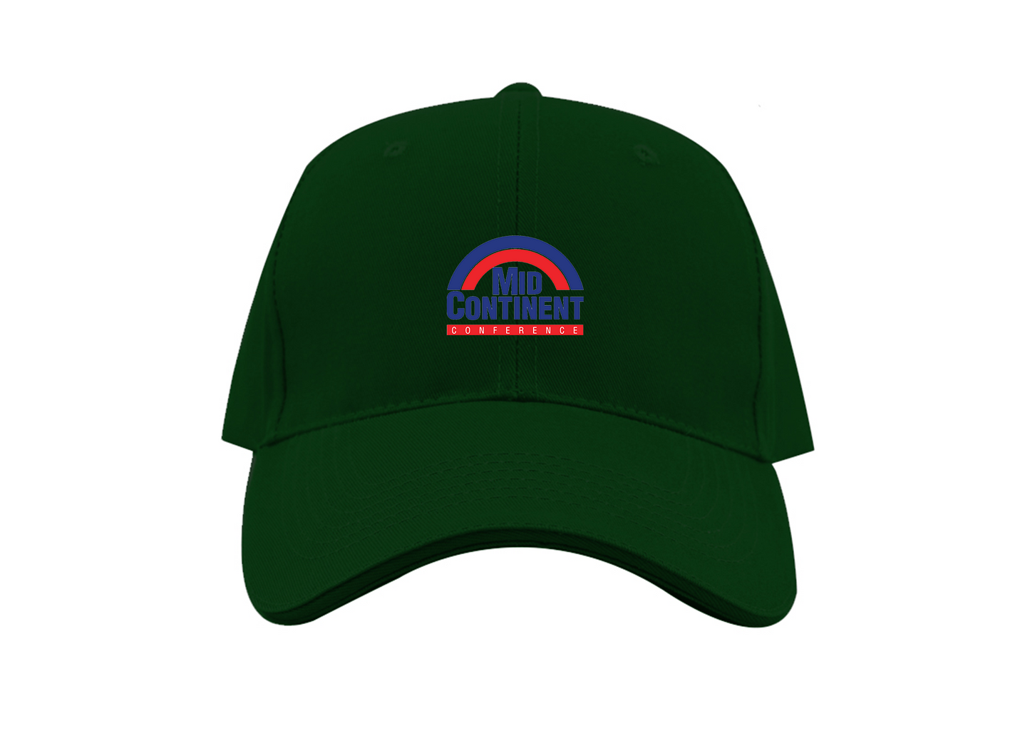 Mid Continent Conference Logo Dad Baseball Cap Hat