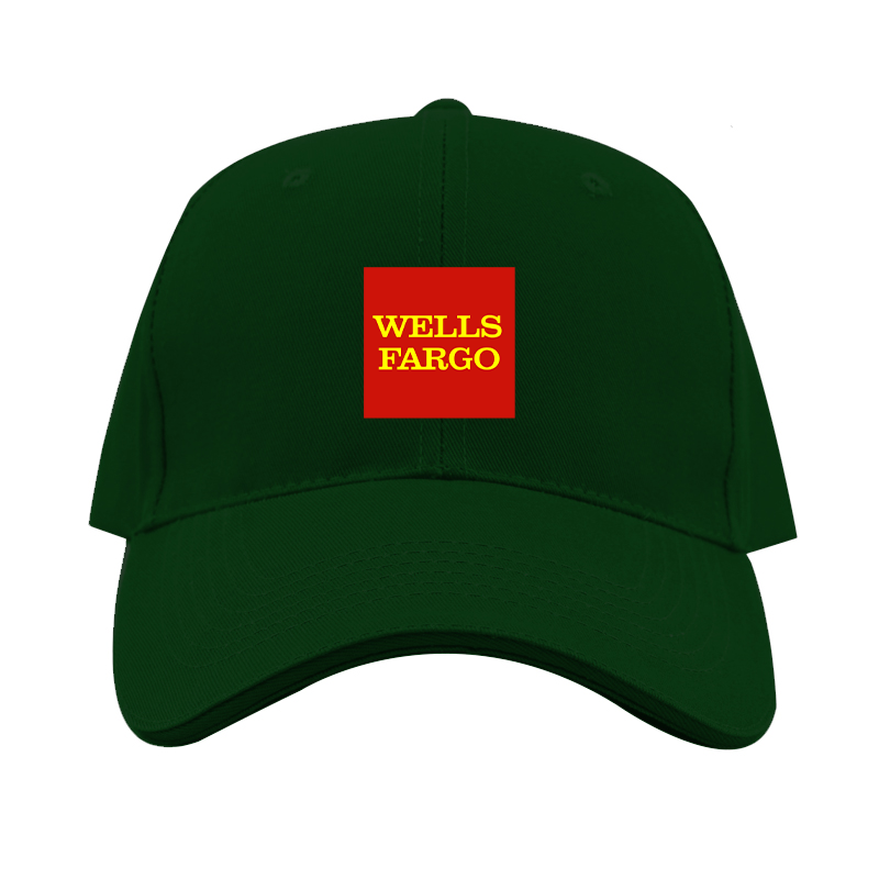 Wells Fargo Logo Dad Baseball Cap Hat