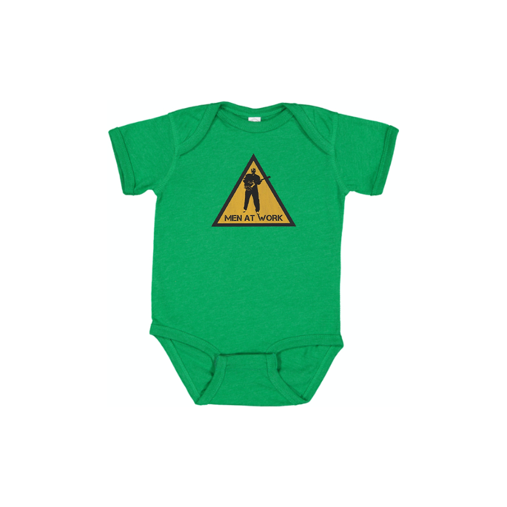 Men at Work Logo Baby Romper Onesie