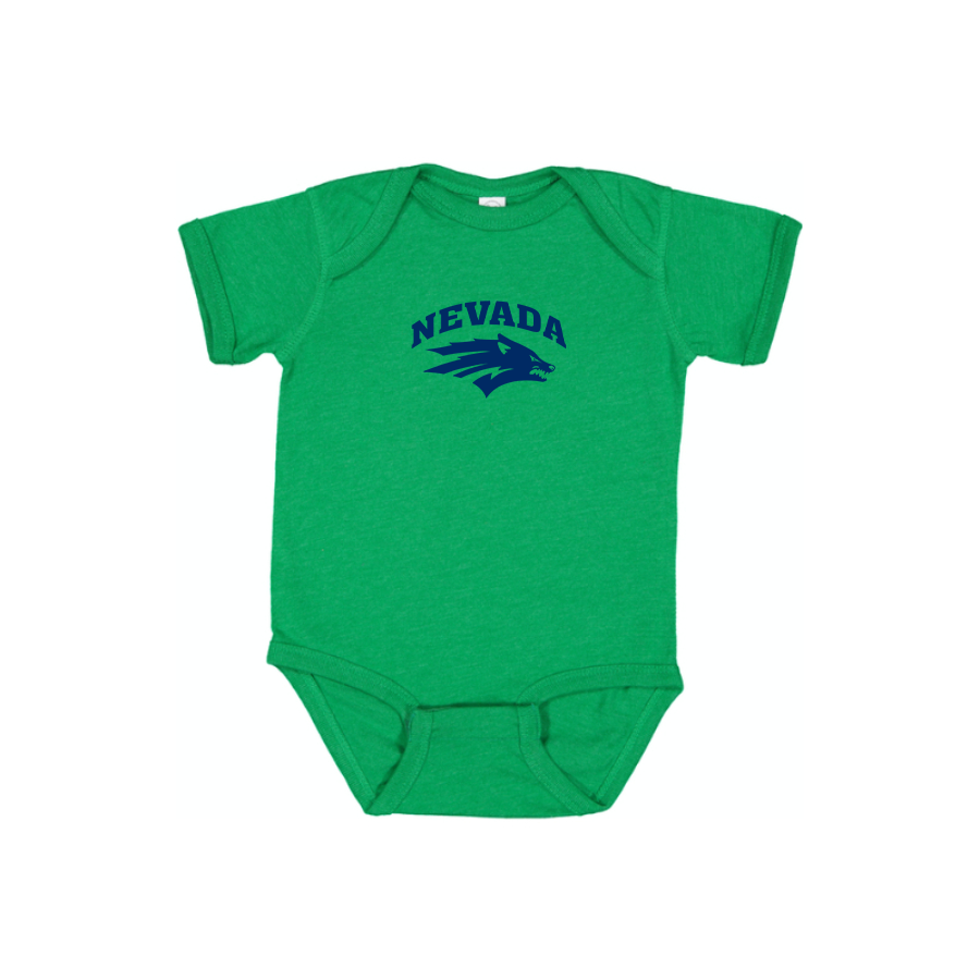 Nevada Wolf Pack Logo Baby Romper Onesie