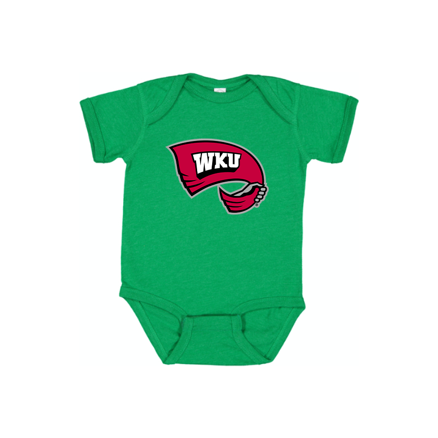 Western Kentucky Hilltoppers Logo Baby Romper Onesie