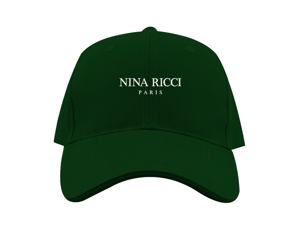 Nina Ricci Paris Logo Dad Baseball Cap Hat