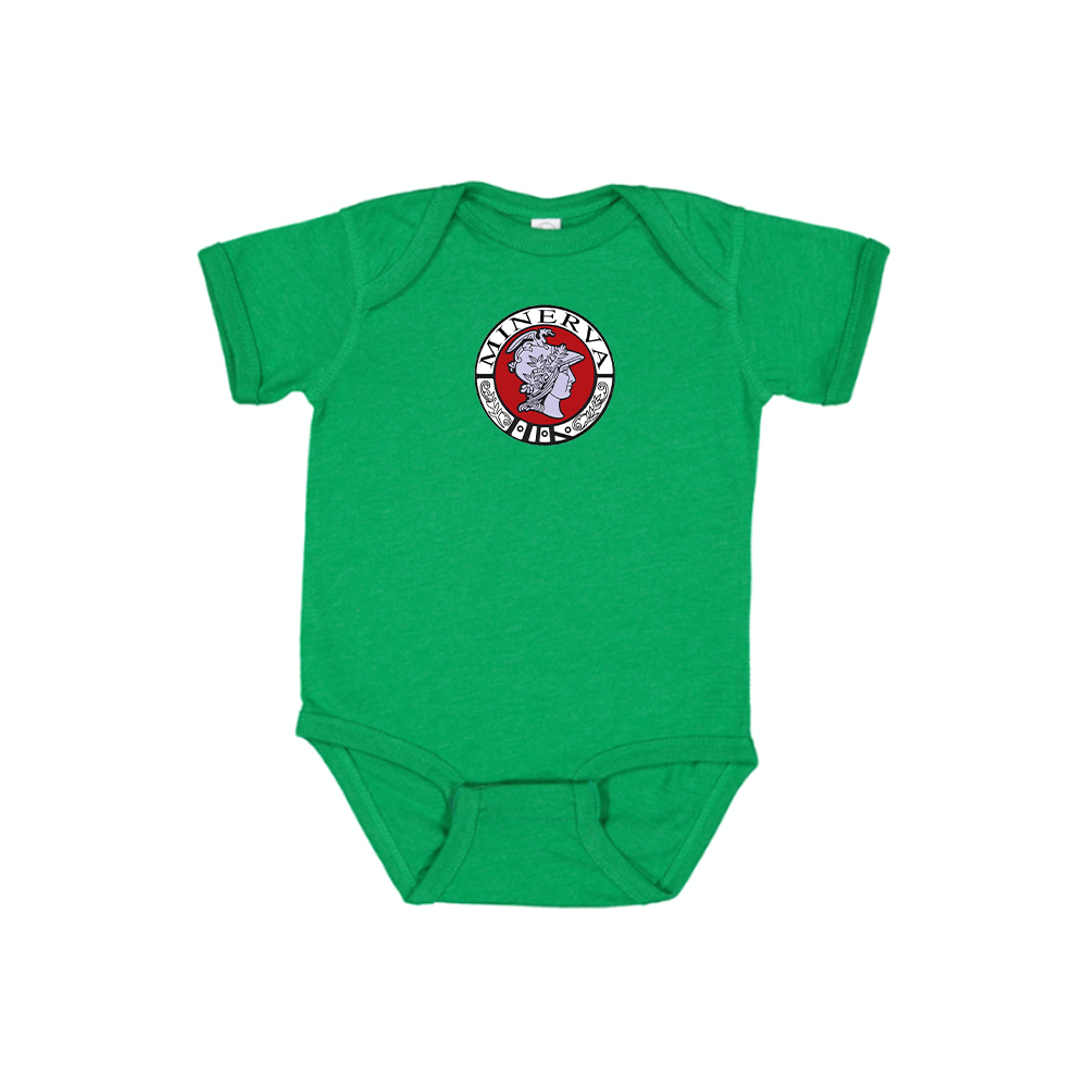 Minerva Automobile Logo Baby Romper Onesie